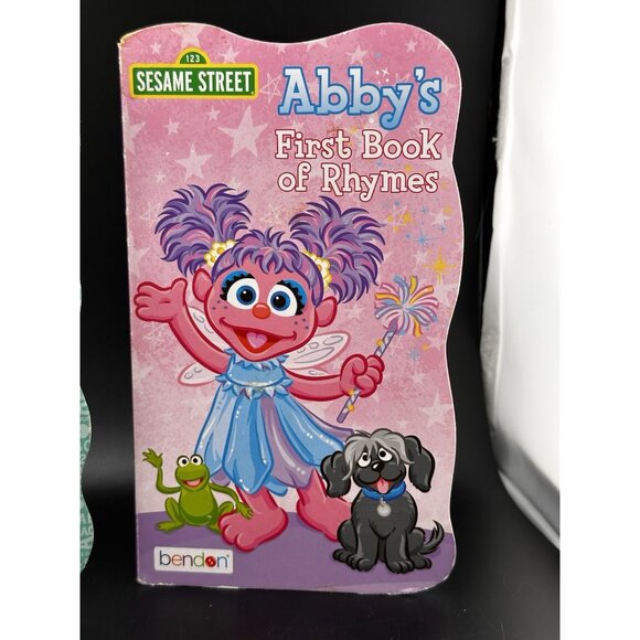 Abby's First Book of Rhymes Shapes Board Books Sesame Street Out Of Print 2014 - Picture 3 of 16